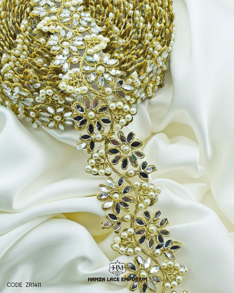 mirror work laces for dress Strala Golden Color Mirror Laces for Dresses, Sarees, Lehenga, Suits, Bags, Decorations, Borders, Crafts and Home Dcor,Blouse (3mtr) Design-320 (Golden) : Amazon.in: Home & Kitchen