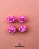 pink 'Crochet Button CB84'