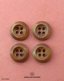 Four Hole Wood Button WB94