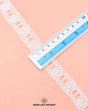 'Center Filling Lace 21363' displayed with a ruler to indicate its width as 0.75 inches.