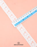 'Center Filling Lace 21537' displayed with a ruler to indicate its width as 0.5 inches.