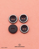 Black Metal Button MB835