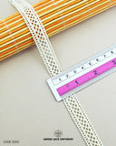 'Center Filling Lace 12103' displayed with a ruler to indicate its width as '0.5' inches.