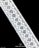 Center Filling Lace 21946 in white colour