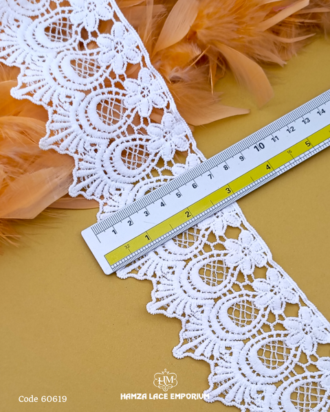 Edging Flower Loop Lace 60619 – Hamza Lace