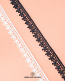 One white and one black color of the product 'Edging Flower Lace 16174' is displayed