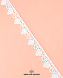 'Edging Flower Lace 16182' with the 'Hamza Lace' sign at the bottom