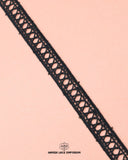 Zoomed view of the black 'Center Filling Lace 16916'