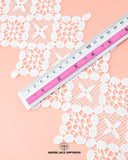 Size of the 'Center Filling Lace 17186' is given as '1.25' inches by placing a ruler on it
