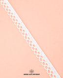 the white Edging Ring Lace 17217