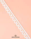 A white 'Edging Loop Lace 17316' with the 'Hamza Lace' sign at the bottom
