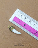 Elegant 'Fancy Button 200FBC' for Clothing (Size shown with ruler)