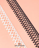 The Edging Loop Lace 21963 with the brand name 'Hamza Lace' and logo