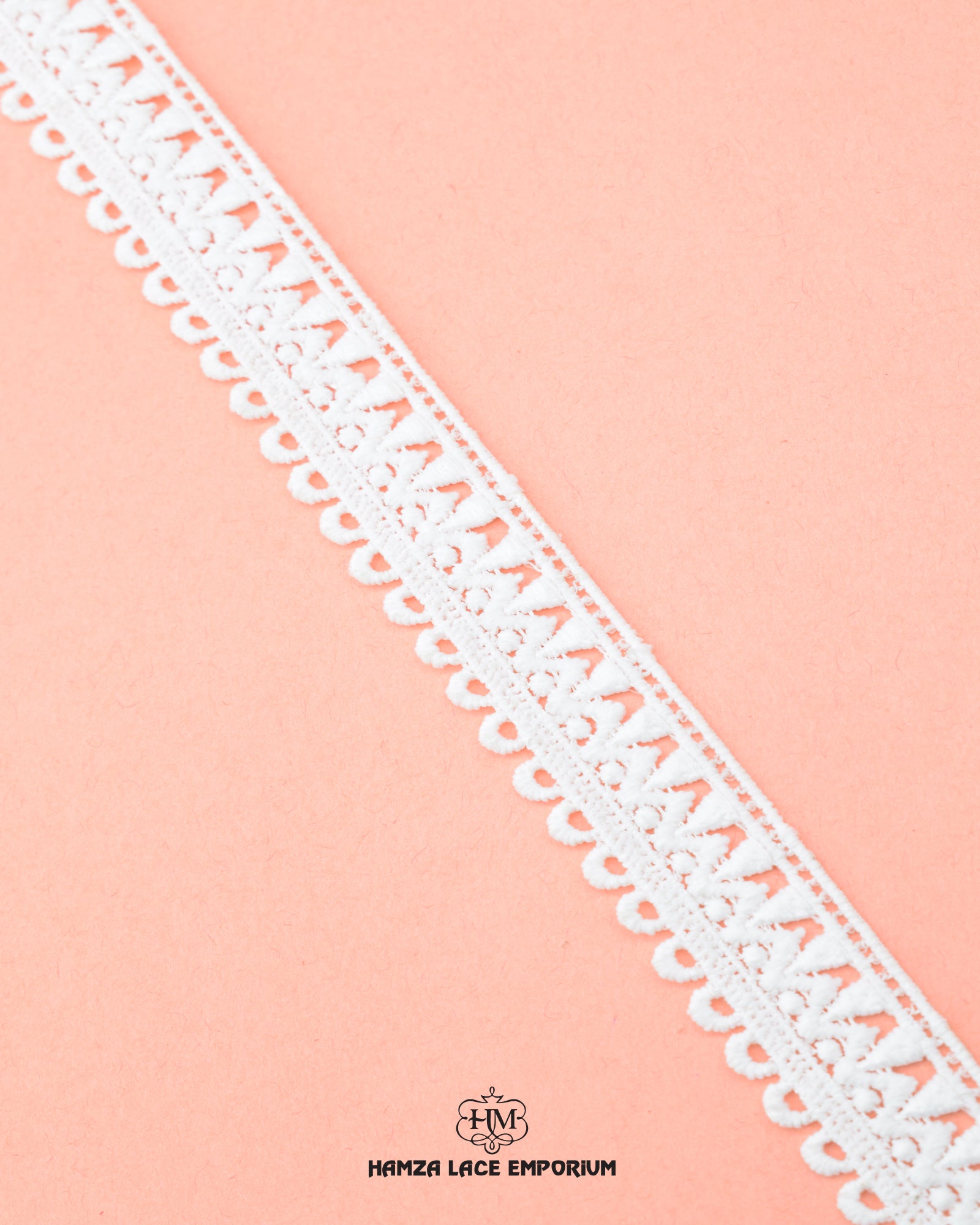 'Edging Lace 22370' with the 'Hamza Lace' sign