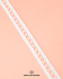 'Two Side Criss Cross Filling Lace 22596' with the 'Hamza Lace' sign