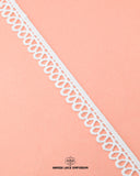 The white 'Edging Loop Lace 22972' with the 'Hamza Lace Emporium' sign and logo