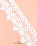 'Edging Flower Scallop Lace 22985' with the 'Hamza Lace' sign at the bottom