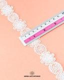 The size of the 'Center Filling Lace 23174' is given as '1.25' inches by placing a ruler on it