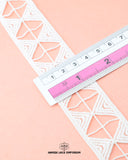 Center Filling Lace 23230 showcased alongside a ruler, revealing a width of 0.5 inches.