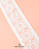 'Center Filling Lace 23248' with the brand name 'Hamza Lace' at the bottom