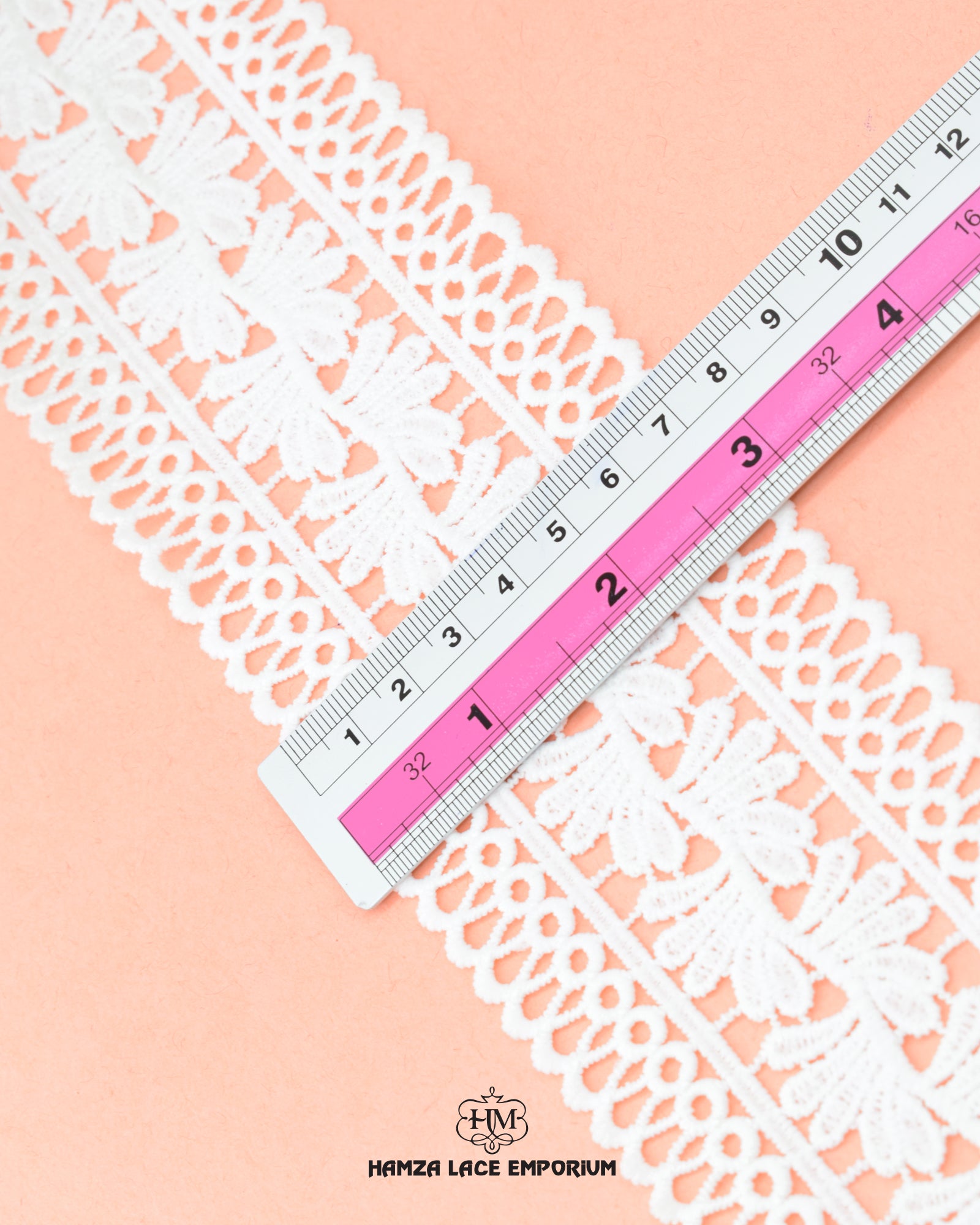 Size of the 'Center Filling Lace 23294' is shown with the help of a ruler as '3' inches