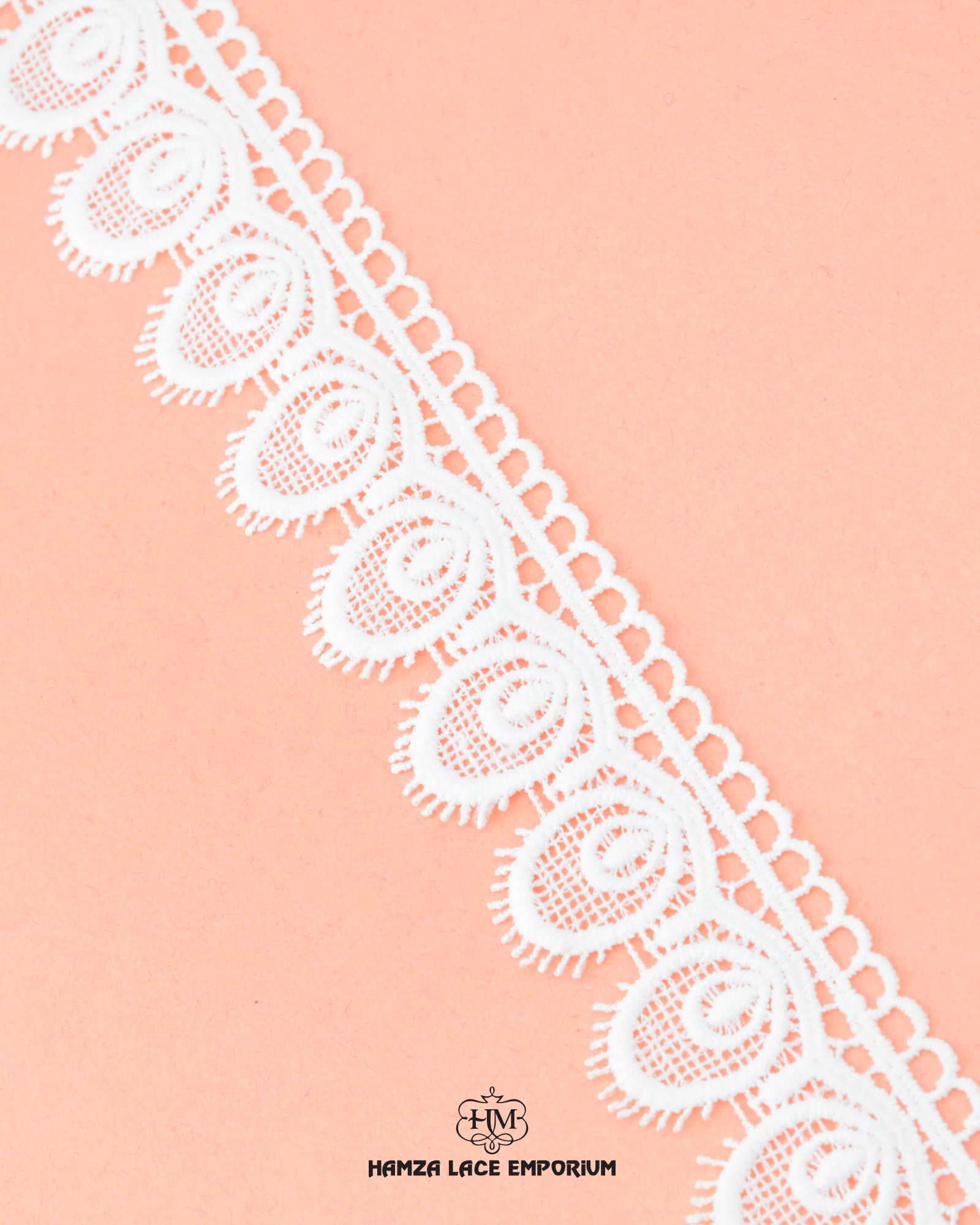 'Edging Loop Lace 23336' with the 'Hamza Lace' sign