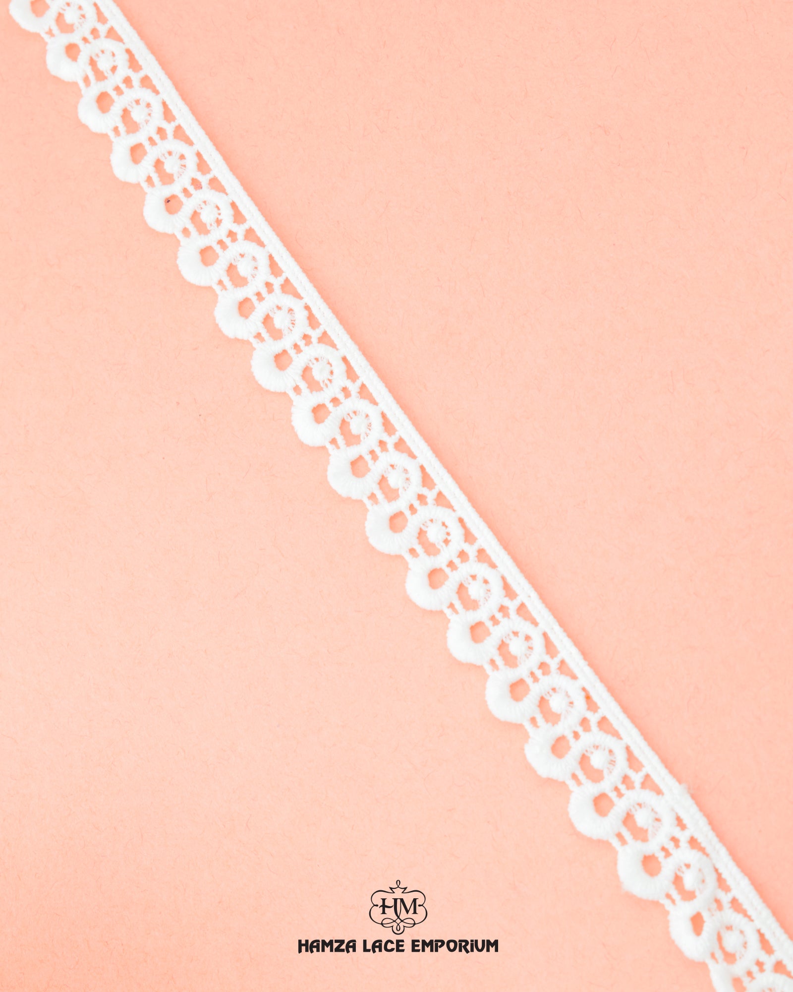 'Edging Loop Lace 23389' with the 'Hamza Lace' sign at the bottom