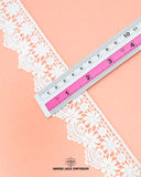 The size of the 'Edging Flower Lace 23392' is shown with the help of a ruler which is showing its size as 1.75 inches