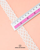 Size of the 'Center Filling Lace 2343' is shown with the help of a ruler as '1' inches