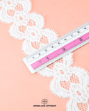 Size of the 'Center Filling Lace 23432' is given as '1.5' inches by placing a ruler on it