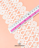 Size of the 'Center Filling Lace 23450' is shown with the help of a ruler as '4.25' inches