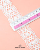 Size of the 'Center Filling Lace 23492' is given as 1.5 inches with the help of a ruler