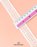 The size of the 'Center Filing Lace 23548' is given with the help of a ruler.