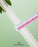 Center Filling Lace 23578 showcased alongside a ruler, revealing a width of 1.25 inches.