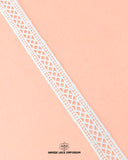 Zoomed view of the white 'Center Filling Lace 2463'