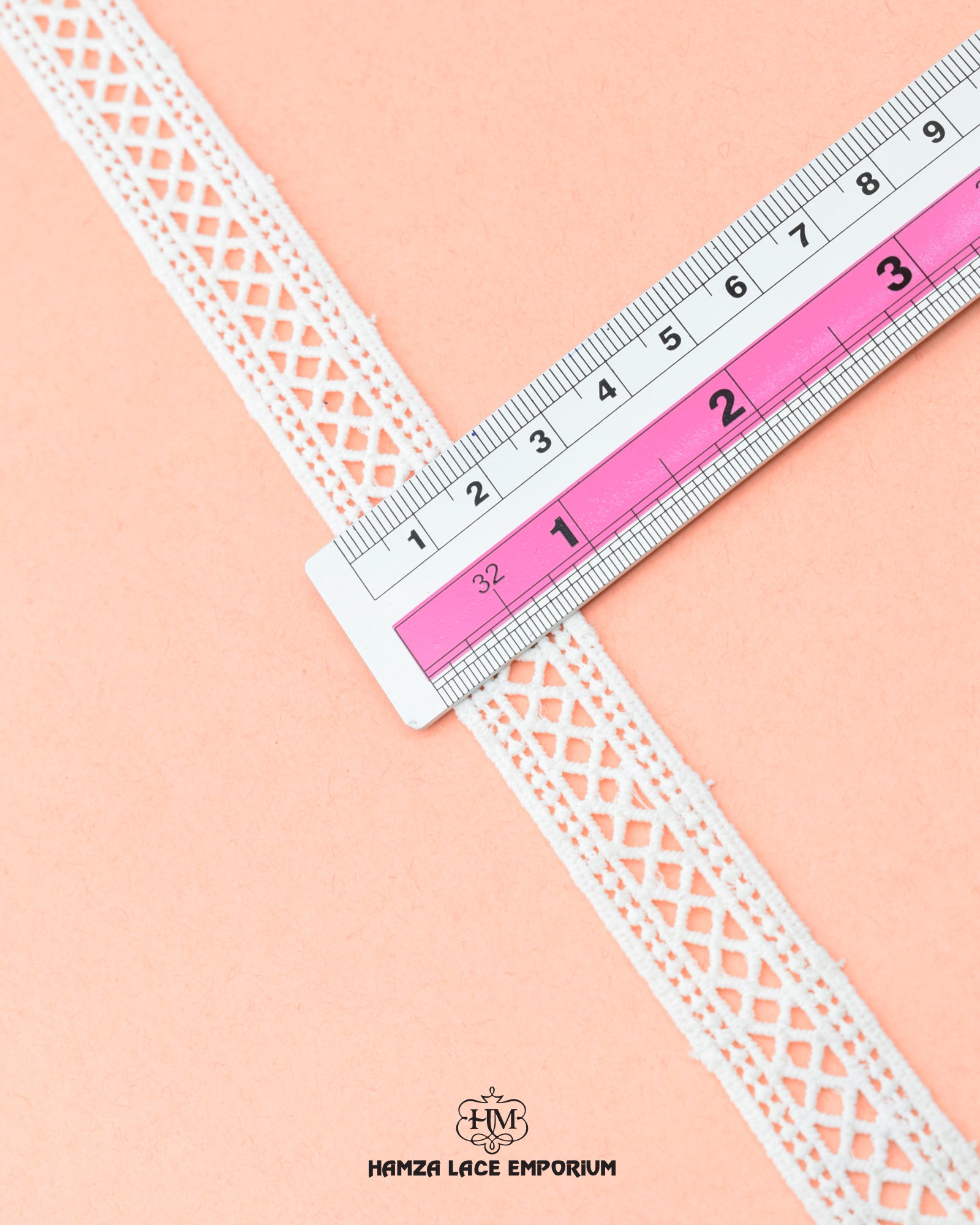 Size of the 'Center Filling Lace 2463' is shown with the help of a ruler as '0.75' inches