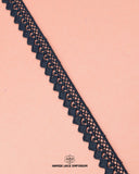Zoomed view of the 'Edging Lace 2465' black color