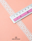 Size of the 'Center Filling Lace 2872' is given as '0.75' inches by placing a ruler on it