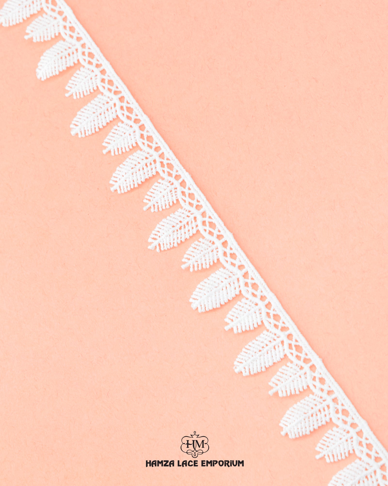 'Edging Leaf Lace 2923' with the 'Hamza Lace' sign