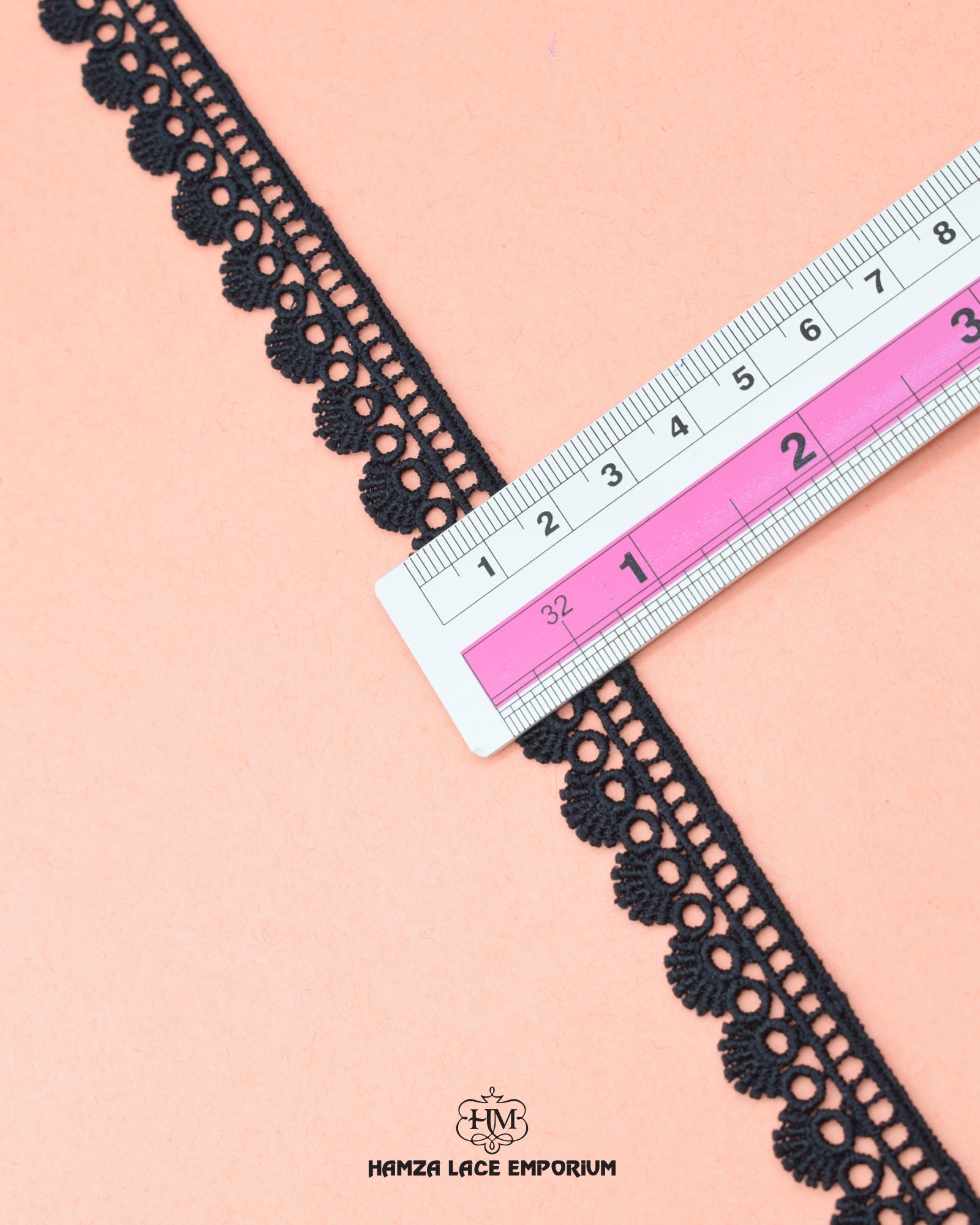 'Edging Lace 294' displayed with a ruler to indicate its width as '0.75' inches.