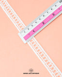 A measuring Scale is on the 'Two Side Filling Lace 335' showing Its size as 0.75 inches