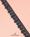 Zoomed view of the black 'Edging Leaf Lace 3531' and the 'Hamza Lace' is written at the bottom