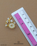 Elegant 'Fancy Button 360FBC' for Clothing (Size shown with ruler)