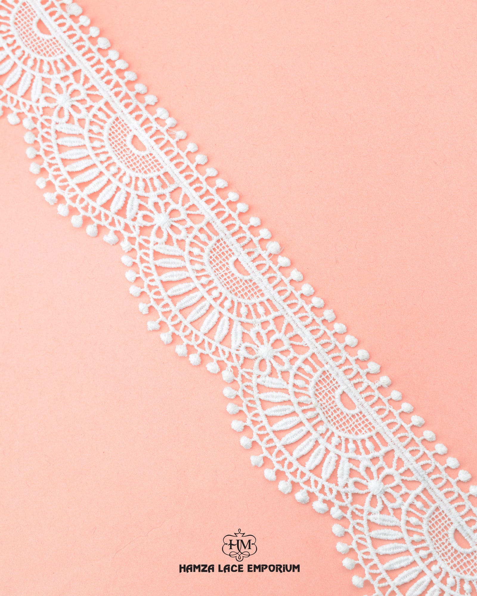 The 'Edging Scallop Lace 5335' with the brand name 'Hamza Lace' and logo