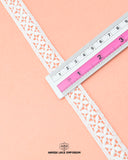 Size of the 'Center Filling Lace 5496' is shown with the help of a ruler as '0.75' inches