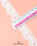 Size of the 'Edging Scallop Lace 83588' is shown as '1.5' inches with the help of a ruler