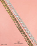'Sequence Work Edging Lace AZ1601' is on the pink background with 'Hamza Lace' sign at the bottom