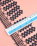 Size of the 'Edging Jhalar Lace 578' is given as 4 inches with the help of a ruler
