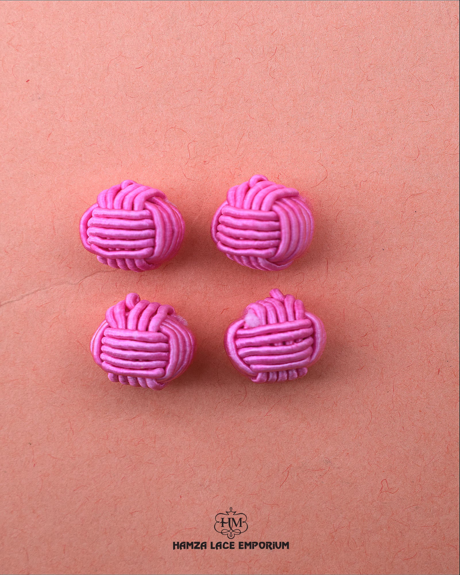 pink 'Crochet Button CB84'