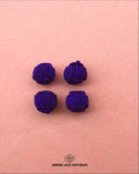 Blue 'Crochet Button CB84'
